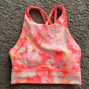 lululemon athletica Pink and Orange Sports Bra